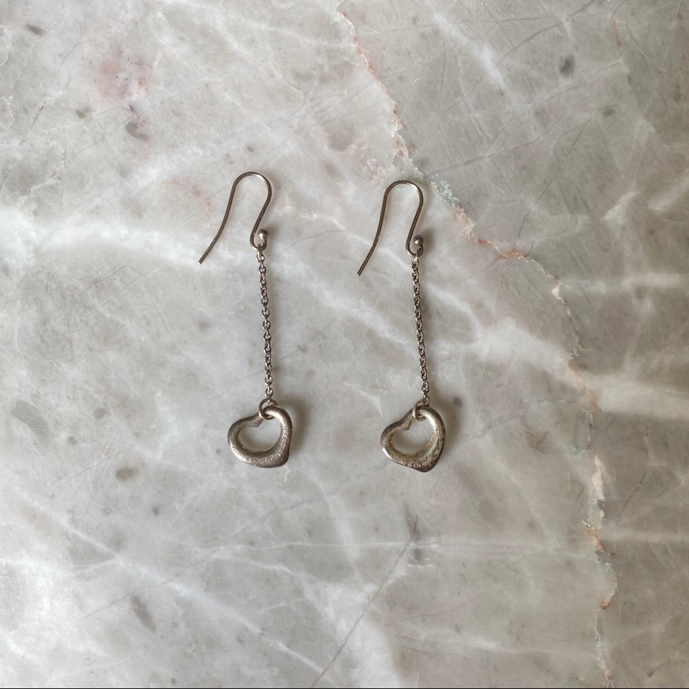 Tiffany & Co. Elsa Peretti Open Heart Earrings - Picture 2 of 5